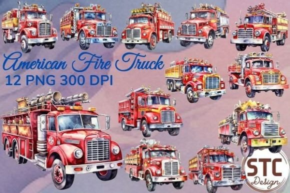 American Fire Truck Sublimation: Bold Graphics for Maximum Impact