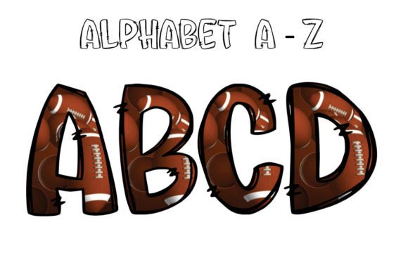 American Football Alphabet Doodle: More Than Just Letters