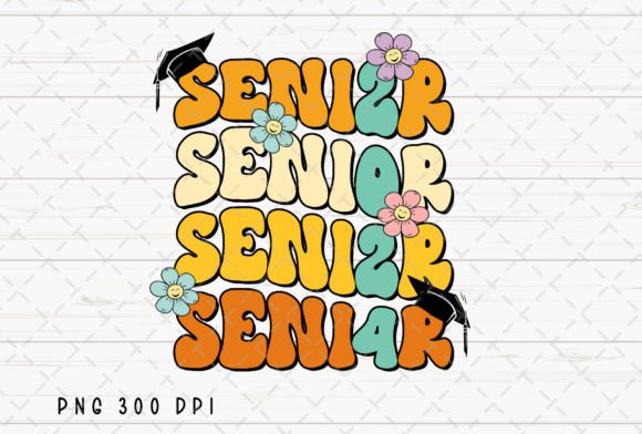 Celebrate the Class of '24: The Retro Senior Graduation PNG