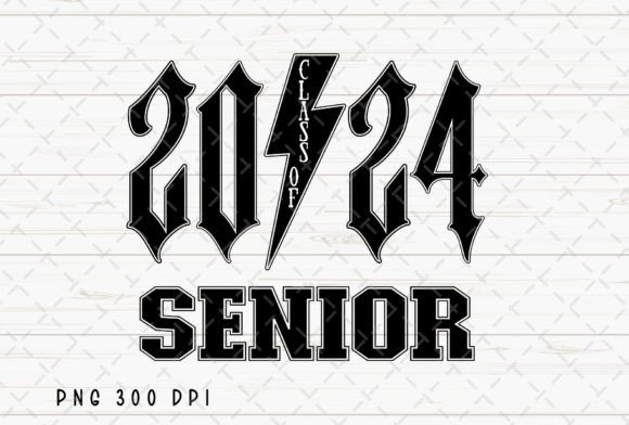 Celebrate the Class of Senior 2024 with Stunning PNG Graphics