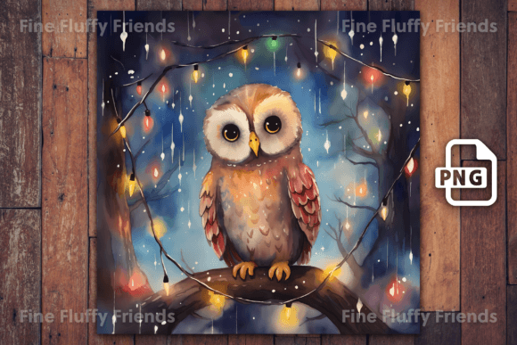 Christmas Owl Festive Background: A Designer's Guide to Enchanting Holiday Projects