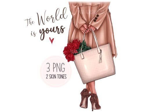Fashion Girl Clipart: A Planner's Artistic Ally