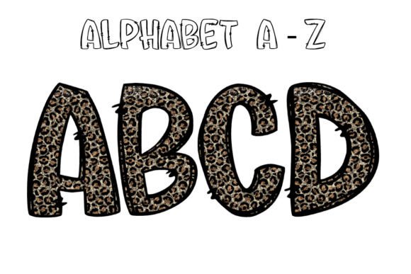 Gray Glitter Alphabet Letters: A Doodle Style Guide