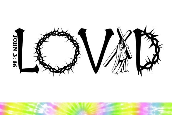 Loved Jesus Cross Thorns Crown Svg: Faith-Inspired Design Files