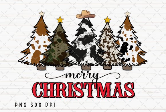 Merry Christmas Tree Cowhide Western PNG: A Designer's Guide