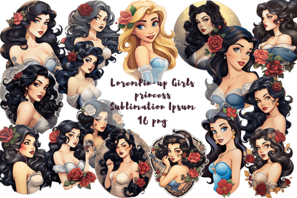 Pin-up Girls Princess Sublimation: A Designer's Deep Dive