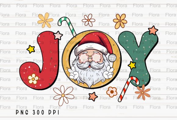 Retro Joy Santa Claus Christmas PNG: A Designer's Holiday Asset