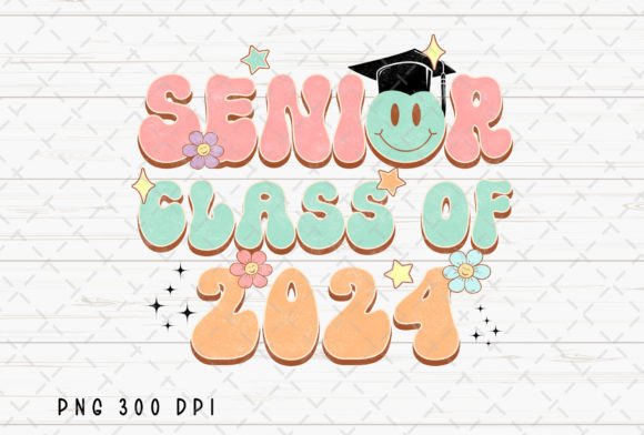 Senior Class of 2024 Retro Graduation: A Vintage Vibe for Modern Design
