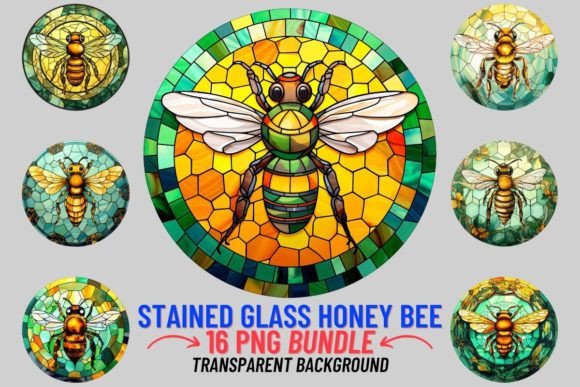 Stained Glass Honey Bee Sublimation: A Designer's Guide