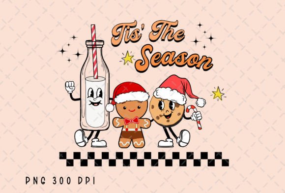 Tis the Season Christmas Gingerbread PNG: A Designer’s Festive Asset
