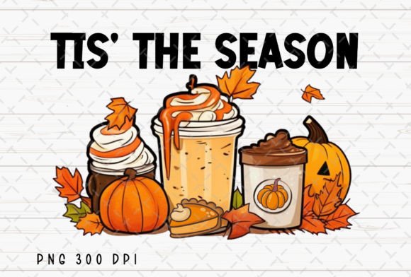 Tis' the Season Pumpkin Autumn Fall PNG: Your Go-To Autumn Asset