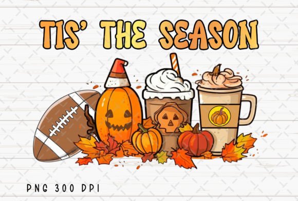 Tis the Season Pumpkin Football Fall PNG: Your Ultimate Fall Asset