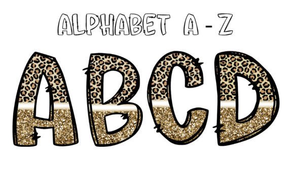 Unleash Team Spirit with the American Football Leopard Alphabet